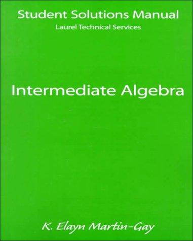 Book Intermediate Algebra free