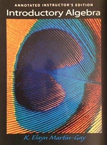 Book Introductory Algebra free
