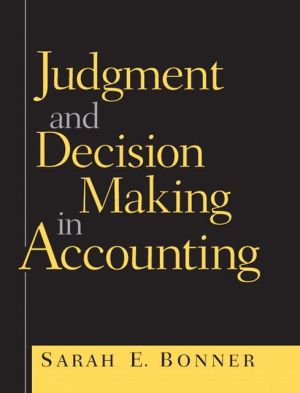 Book Judgment and Decision Making in Accounting free