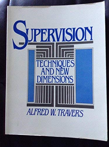 Book Supervision: Techniques And New Dimensions free