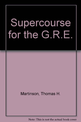 Book Supercourse For The G.r.e. free