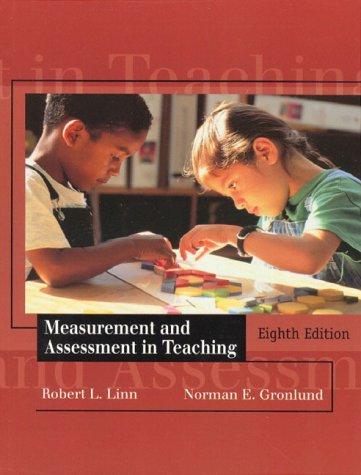 Book Measurement and Assessment in Teaching free