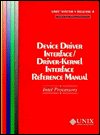 Book Device Driver Interface/driver-kernel Interface Reference Manual For Intel Processors: Unix System V Release 4 free