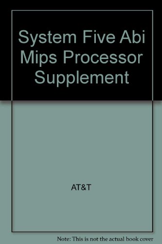 Book System Five Abi Mips Processor Supplement free