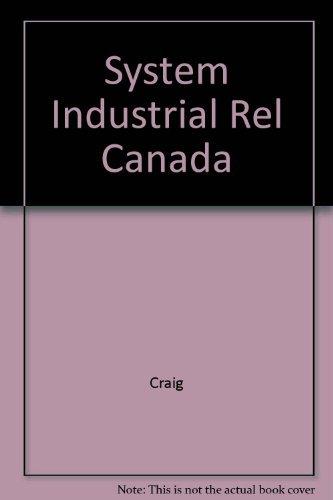 Book System Industrial Rel Canada free