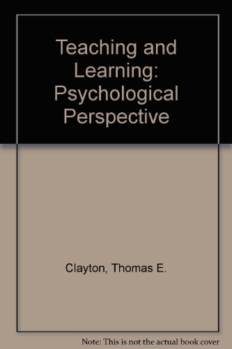 Book Teaching And Learning free