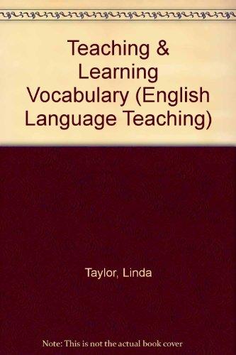 Book Teaching and Learning Vocabulary (Language Teaching Methodology Series) free