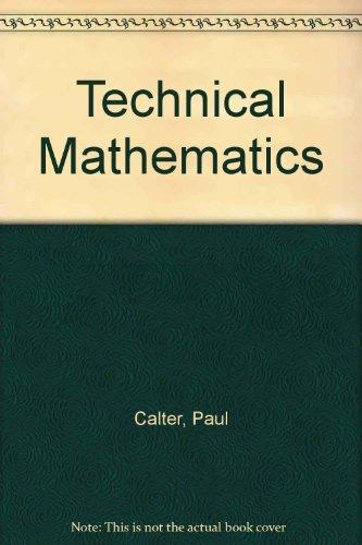 Book Technical mathematics (Prentice-Hall series in technical mathematics) free
