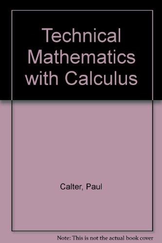 Book Technical Mathematics With Calculus (prentice-hall Series In Technical Mathematics) free