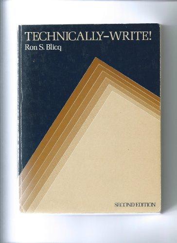 Book Technically--write!: Communicating in a technological era free