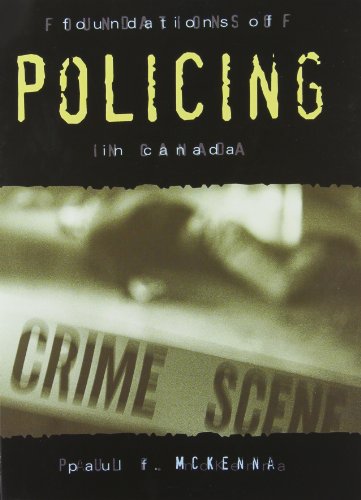 Book Foundations of Policing in Canada free