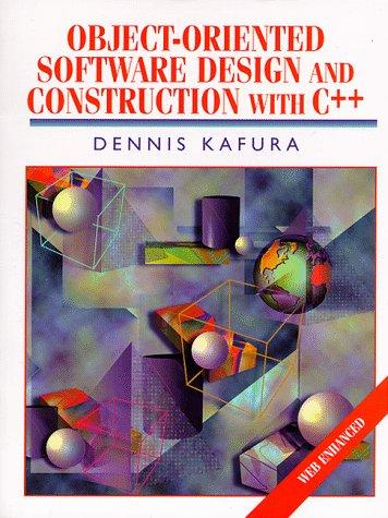 Book Object-Oriented Software Design And Construction With C++ free