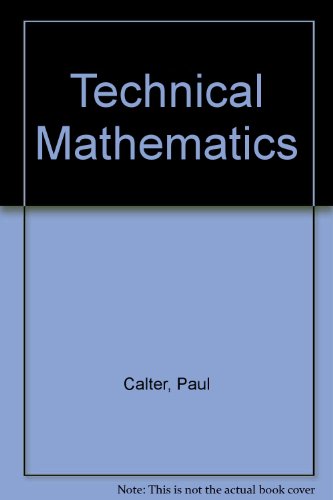 Book Technical Mathematics With Corrected Insert free