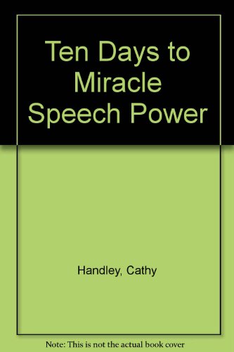 Book 10 Days To Miracle Speech Power free