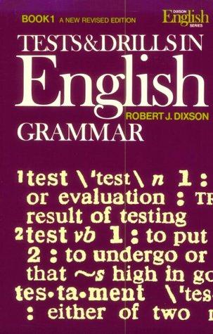Book Tests & Drills In English Grammar, Book 1 (a New Revised Edition) free