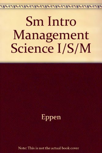 Book Sm Intro Management Science I/s/m free