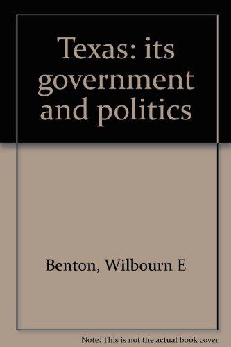 Book Texas: its government and politics free