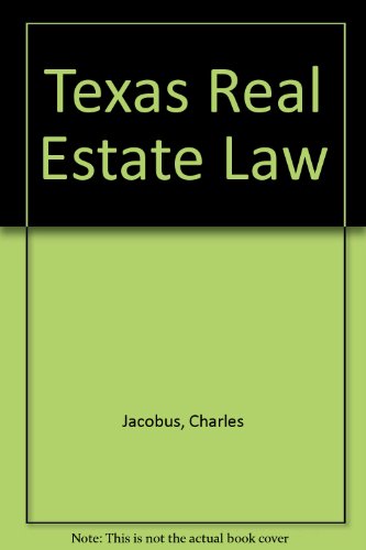 Book Texas Real Estate Law free