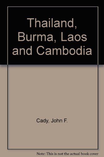 Book Thailand, Burma, Laos And Cambodia free