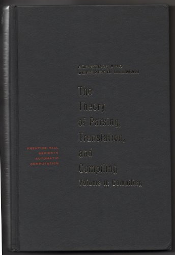 Book Compiling (Theory of Parsing, Translation and Compiling) free