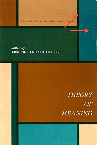 Book Theory of Meaning (Central Issues in Philosophy Series) free