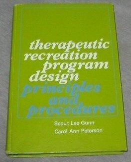 Book Therapeutic recreation program design: Principles and procedures free