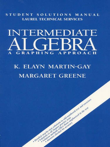 Book Intermediate Algebra: A Graphing Approach free