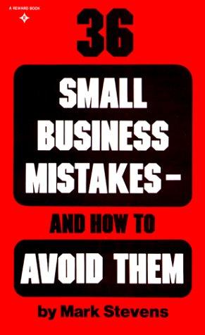 Book 36 Small Business Mistakes- How to Avoid Them free