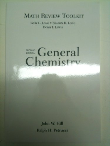 Book Math Review Tool Kit: General Chemistry An Integrated Approach 2nd Edition free