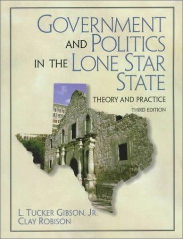 Book Government and Politics in the Lone Star State: Theory and Practice free