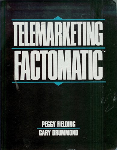 Book Telemarketing Factomatic (the Essence Of Management Series) free
