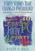 Book Forty Studies That Changed Psychology: Explorations into the History of Psychological Research free