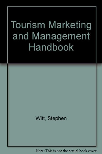 Book Tourism Marketing and Management Handbook free