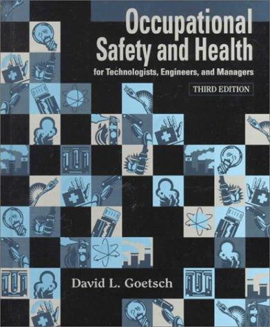 Book Occupational Safety and Health: for Technologists, Engineers, and Managers free
