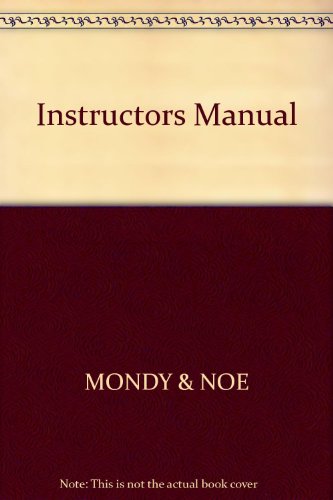 Book Instructors Manual free