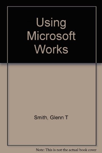 Book Using Microsoft Works free