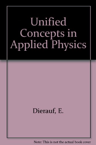 Book Unified concepts in applied physics free