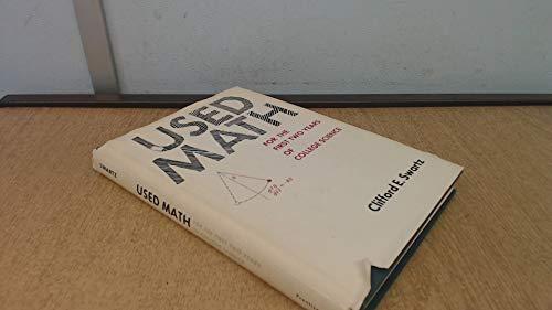Book Used Math For The First Two Years Of College Science free