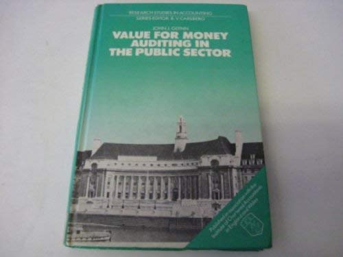 Book Value for Money Auditing in the Public Sector (Research studies in accounting) free