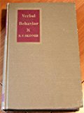Book Verbal Behavior. free