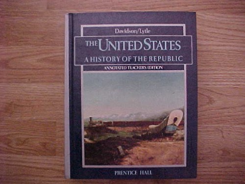 Book The United States: A History Of The Republic free