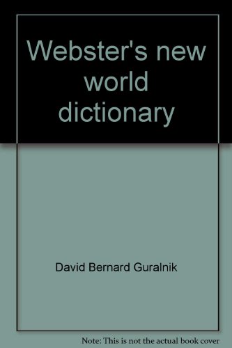 Book Webster's new world dictionary free