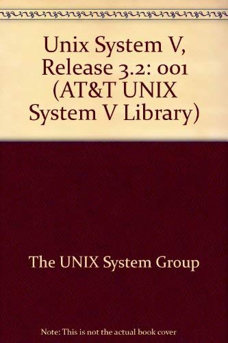 Book Unix System V Release 3.2: System Administrator's Guide (at&t Unix System V Library) free