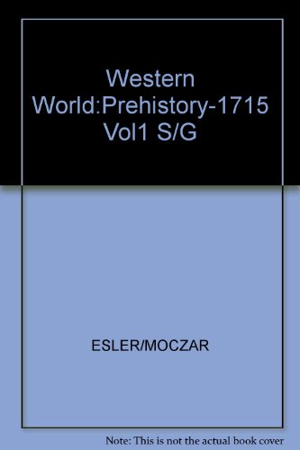 Book Western World: Prehistory-1715 Vol1 S/G free
