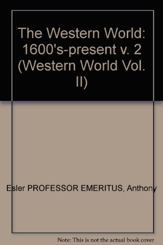 Book Western World, The: 1600's to Present (Vol. II) free