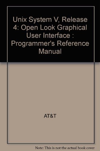 Book Unix System V Release 4: Programmer's Reference Manual free