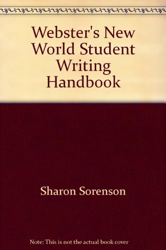 Book Webster's New World Student Writing Handbook free