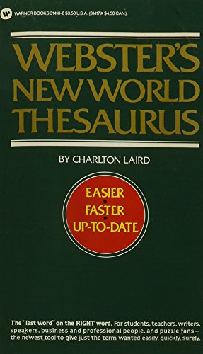 Book Webster's New World Thesaurus free