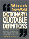 Book Webster's New World Dictionary of Quotable Definitions free