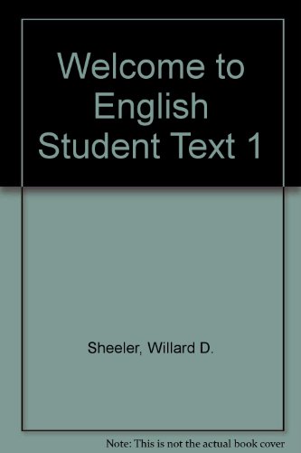 Book Welcome To English Student Text 1 free
